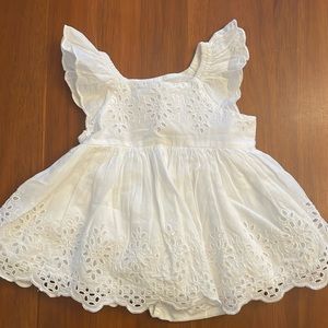 White Eyelet Dress